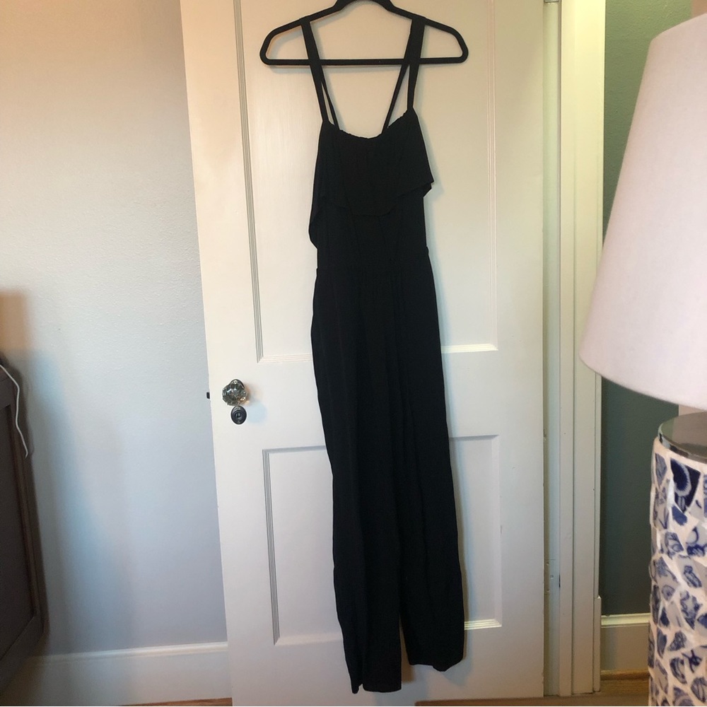 Women’s Madewell Cinched Waist Ruffle Top Lightweight Jumpsuit